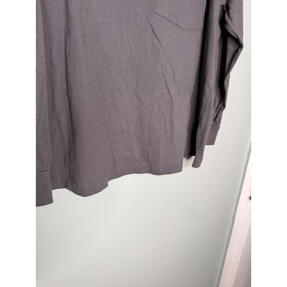 JENNI KAYNE Boyfriend Long-Sleeve pocket front T-Shirt - grey - Picture 10 of 11